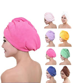 Soft Microfiber Hair Drying Cap – Quick-Dry Towel Hat