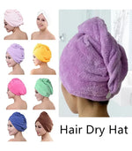Soft Microfiber Hair Drying Cap – Quick-Dry Towel Hat