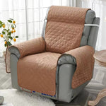 Solid Color Recliner Sofa Cover – Anti-Slip Armchair Protector for Pets, Kids & Daily Use (1 Seater)