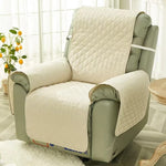 Solid Color Recliner Sofa Cover – Anti-Slip Armchair Protector for Pets, Kids & Daily Use (1 Seater)