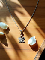 Sparkling Silver Pendant Necklaces with Stud Earrings