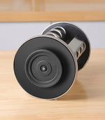 Stainless Steel Rotating Spice Rack Set – Glass Seasoning Jars with Shelf for Herbs &amp; Condiments Storage
