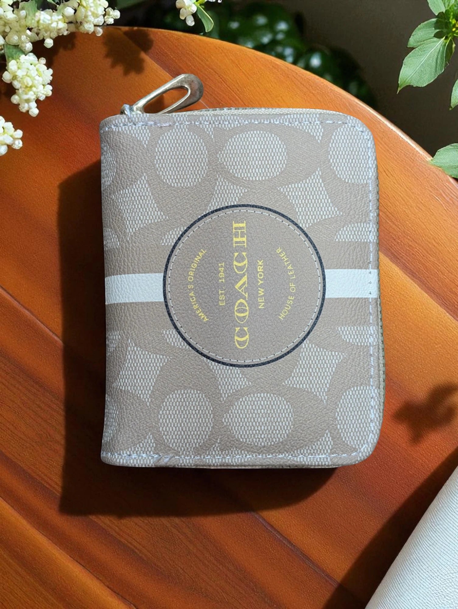 Stylish Compact Zip-Around Wallets - Multi-Color Collection