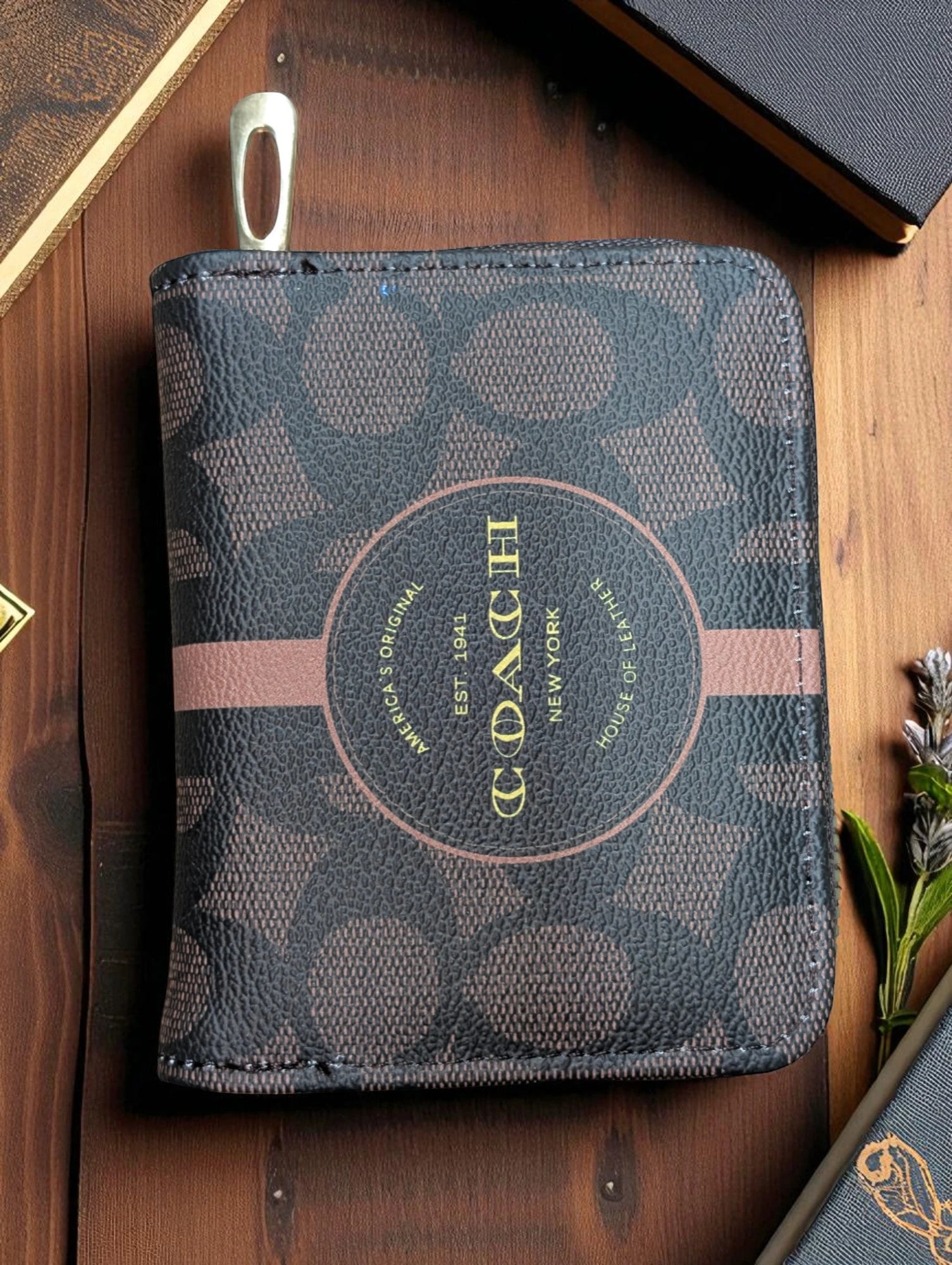 Stylish Compact Zip-Around Wallets - Multi-Color Collection