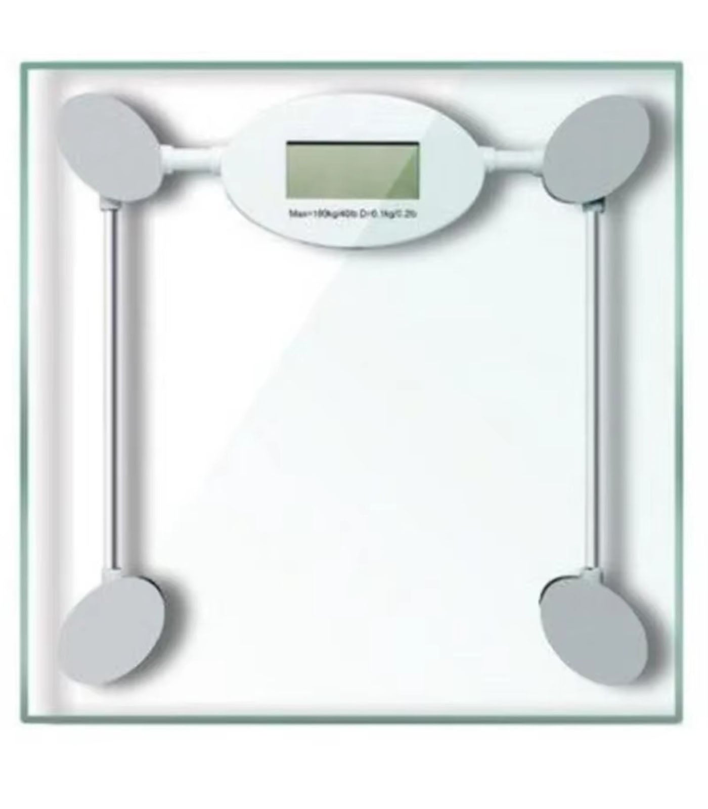 Transparent Digital Body Weight Scale – LCD Electronic Weighing Scale - 180KG