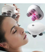 Head Massager with RedLight Therapy – Waterproof Scalp Care &amp; Relaxation Device