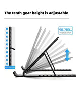 Adjustable Foldable Laptop Stand – Ergonomic Bracket for Laptops and Tablets