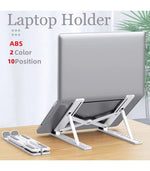 Adjustable Foldable Laptop Stand – Ergonomic Bracket for Laptops and Tablets