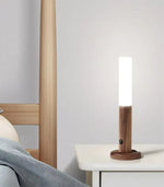 Automatic PIR Motion Sensor Rechargeable Night Light | LED Magnetic Wooden Wall Lights