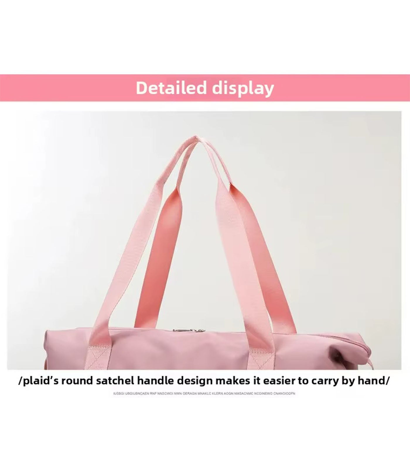 Foldable Travel Bag  Large Capacity Fitness, Swimming, and Maternity Bag with DryWet Separation for CarryOn Luggage
