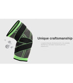 Adjustable Elastic Sports Knee Pads  Compression Support Brace for Sports, Fitness &amp; Arthritis Relief