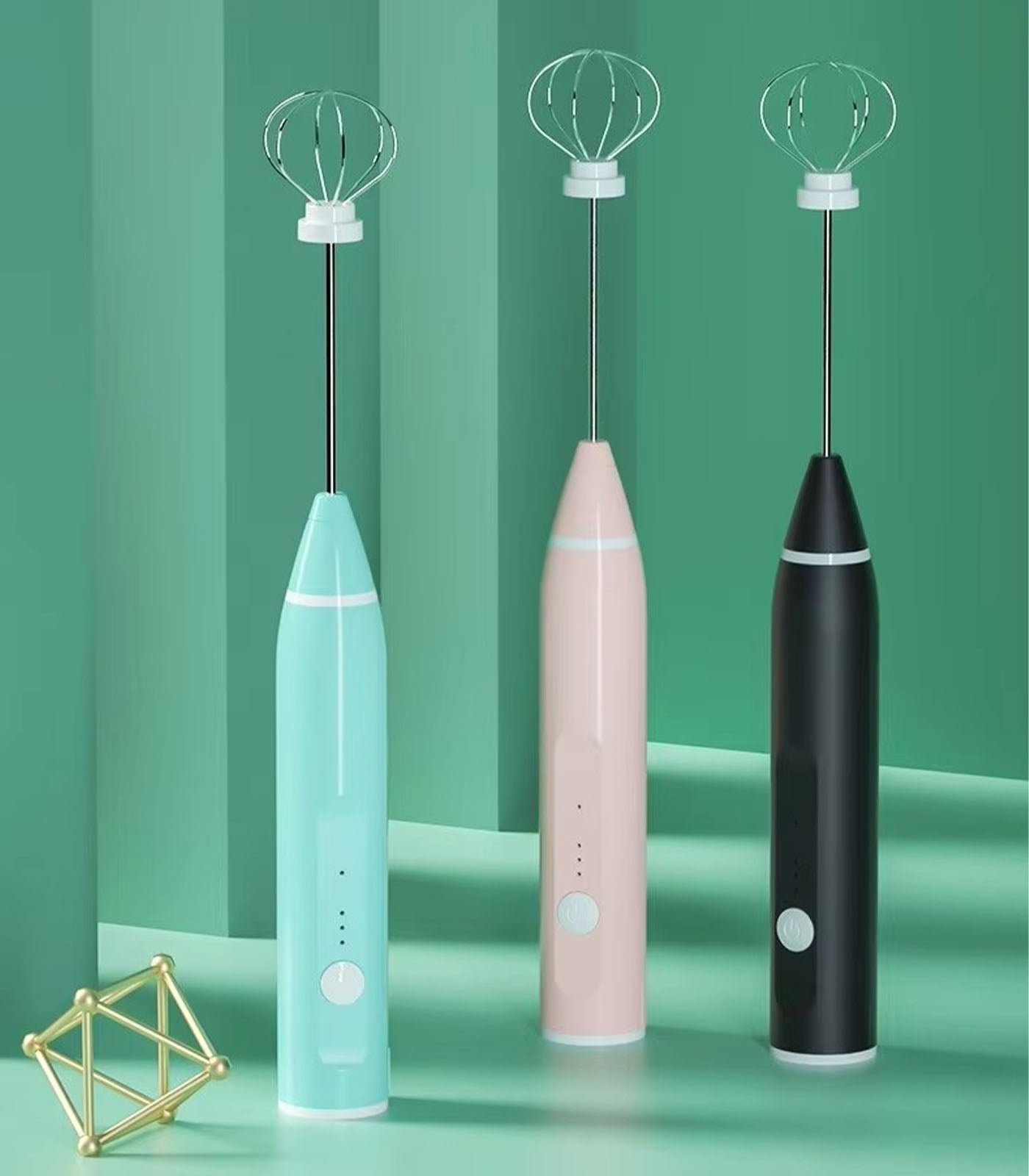 USB Rechargeable Handheld Milk Frother & Egg Beater – Portable Coffee Mixer & Shaker