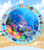 Inflatable Baby Water Play Mat – Tummy Time Cushion for Infants & Toddlers, Soft PVC Pad for Early Learning & Sensory Development