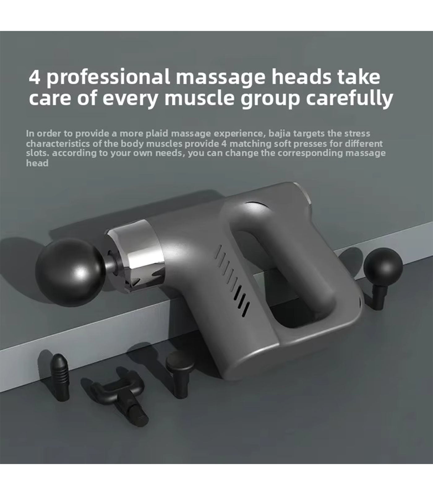 Electric Deep Tissue Massage Gun – Facial Impact Therapy for Muscle Relief &amp; Wellness