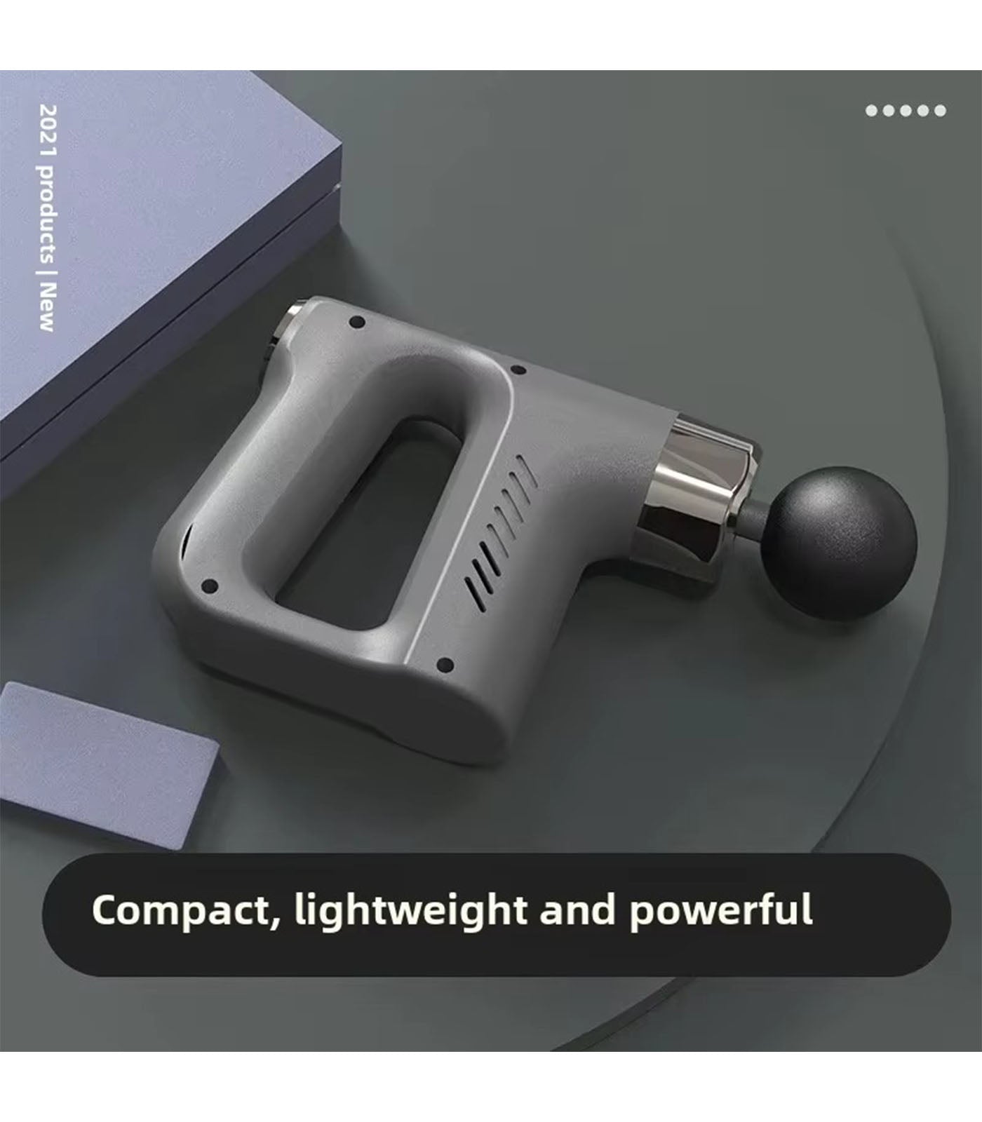 Electric Deep Tissue Massage Gun – Facial Impact Therapy for Muscle Relief &amp; Wellness