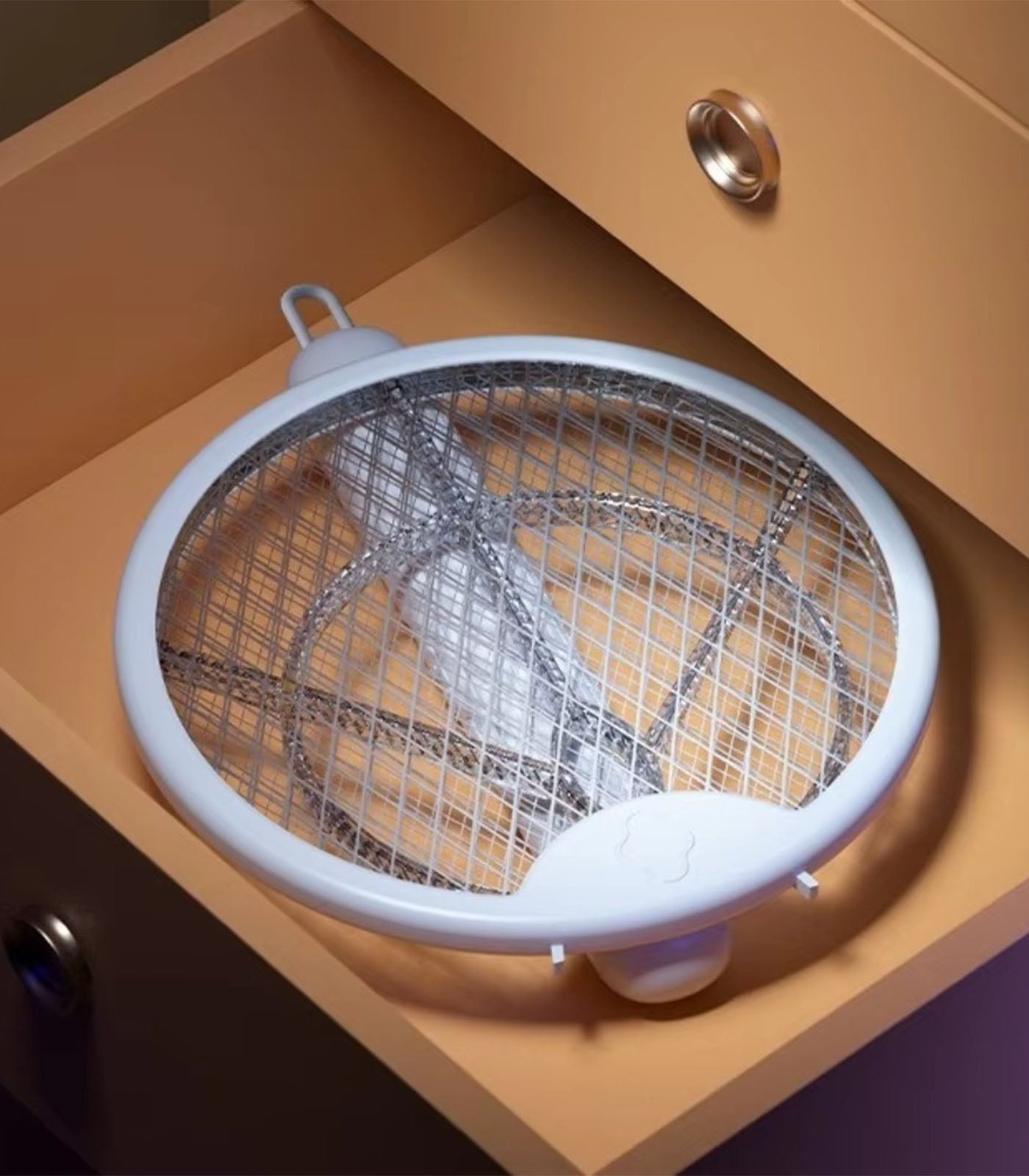 Wall-Mounted Foldable Mosquito Killer – Handheld &amp; Rotatable USB Charging Fly Swatter, Outdoor Anti-Mosquito Device