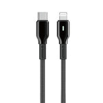 WiWU Drualink 27W USB-C to Lightning Fast Charging Cable – PD Fast Charge with LED Indicator (1M)