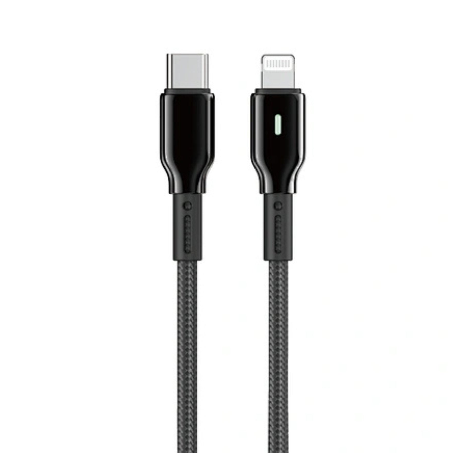 WiWU Drualink 27W USB-C to Lightning Fast Charging Cable – PD Fast Charge with LED Indicator (1M)