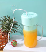 Wireless Portable Juice Blender – Rechargeable Straw Juicing Cup for Fresh Juice &amp; Smoothies, Travel-Friendly