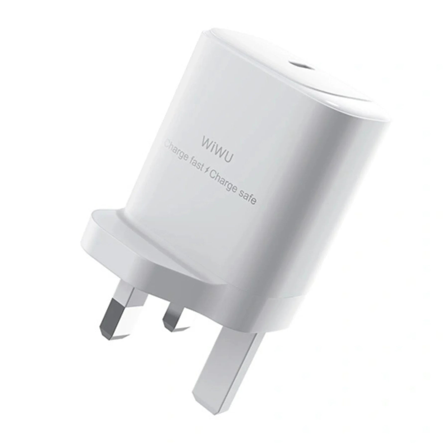 WiWU WI-G008 Essen 30W GaN Fast Charger + USB-C to USB-C Cable Combo (UK 3-Pin)
