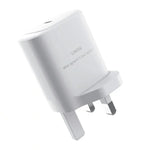 WiWU WI-G008 Essen 30W GaN Fast Charger + USB-C to USB-C Cable Combo (UK 3-Pin)