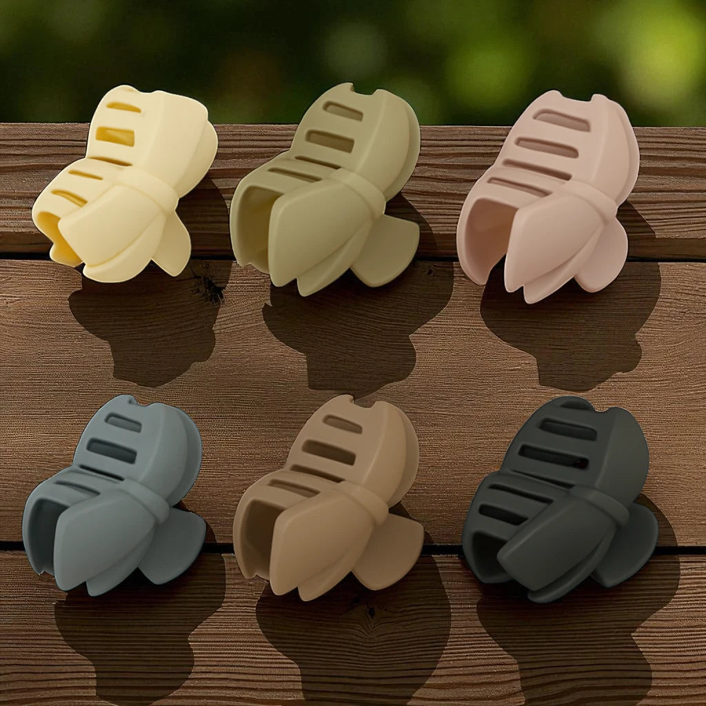 Woman Classy Bow Hair Claw Clip