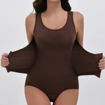 Women’s Tummy Control Shapewear Bodysuit – Waist Trainer Slimming Body Shaper