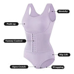 Women’s Tummy Control Shapewear Bodysuit – Waist Trainer Slimming Body Shaper