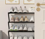Z-Shaped Modern Shoe Rack | Multi-Layer Space-Saving Organizer | Stylish Open Shelf Shoe Storage