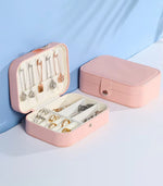 Portable Travel Jewelry Box - Jewelry Organizer & Display Rack