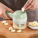 Multifunctional Electric Food Chopper – Rechargeable Mini Processor for Vegetables, Fruits, Meat &amp; More