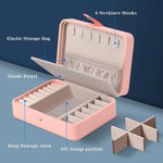 Portable Jewelry Storage Box – HighEnd, Exquisite Design, Large Capacity Travel Jewelry Organizer Bag