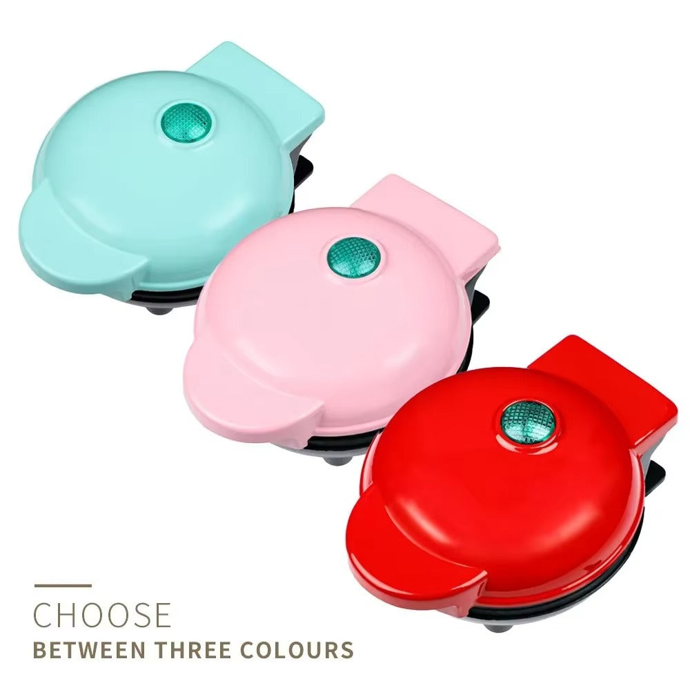 Functional Mini Waffle & Sandwich Maker – Breakfast Cooking Machine, Dessert Toaster