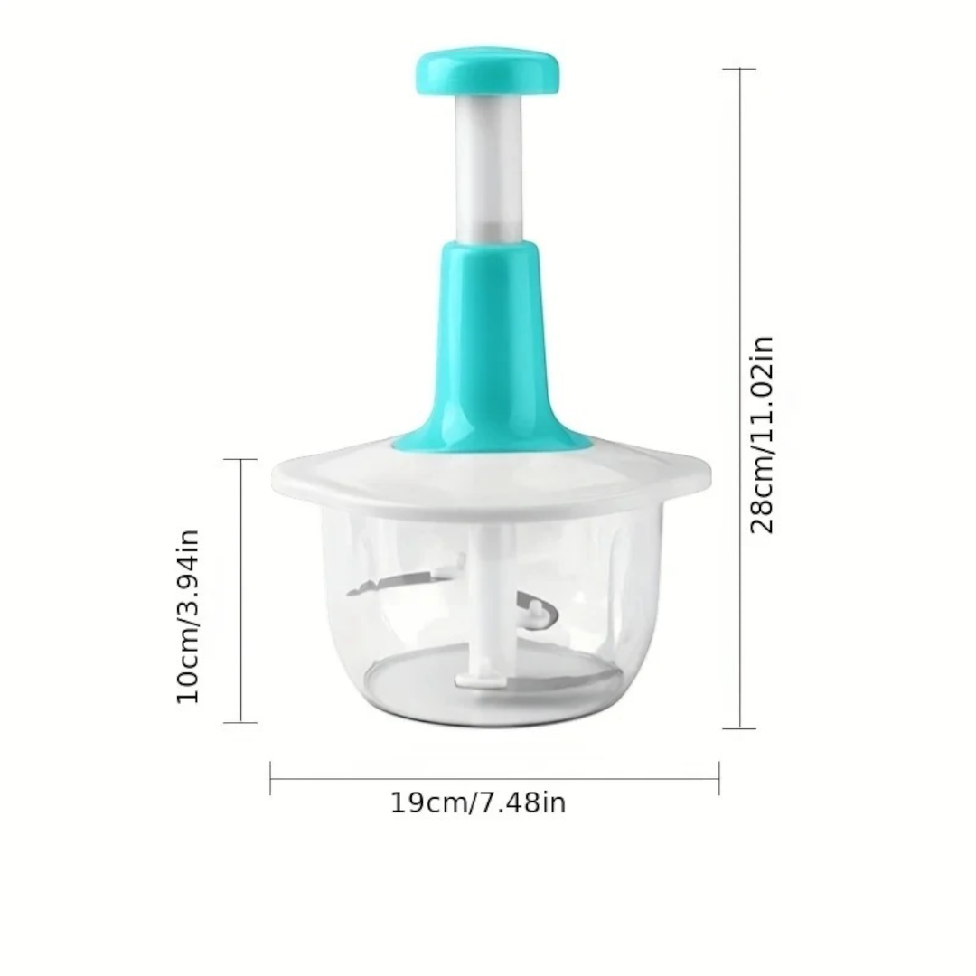 Manual Press Garlic Paste Processor – Press-Type Vegetable Slicer & Household Multifunctional Meat Grinder
