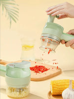 Multifunctional Electric Food Chopper – Rechargeable Mini Processor for Vegetables, Fruits, Meat &amp; More