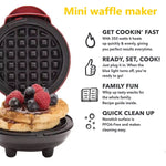 Functional Mini Waffle & Sandwich Maker – Breakfast Cooking Machine, Dessert Toaster