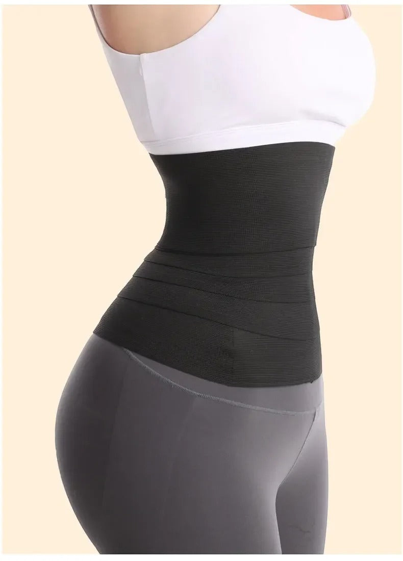 Women’s Waist Trainer Bandage Wrap – Tummy Control Slimming Belt for Workout & Postpartum Support