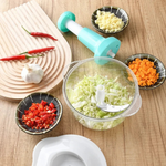 Manual Press Garlic Paste Processor – Press-Type Vegetable Slicer & Household Multifunctional Meat Grinder