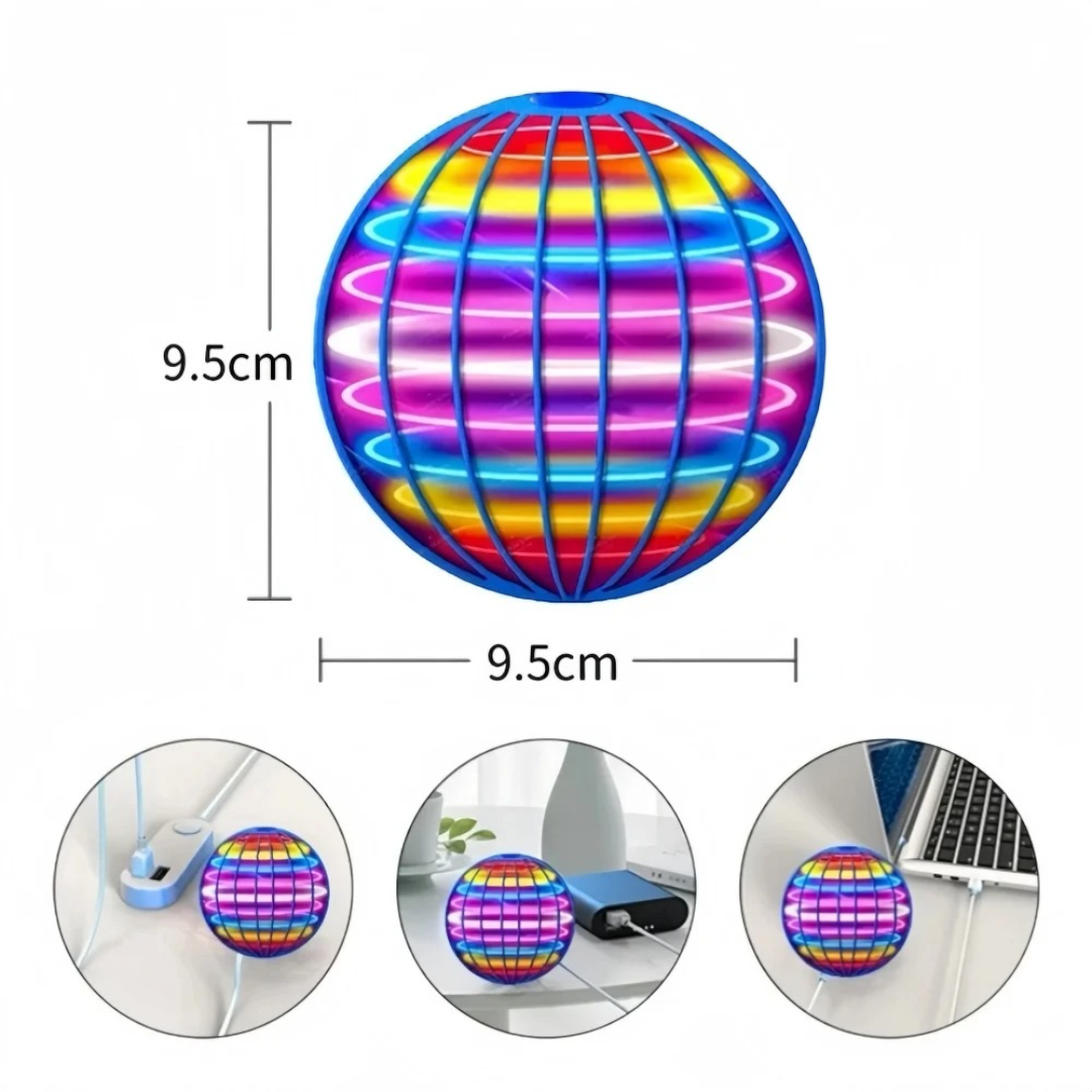 Flying Ball Toy – Hand Controlled Boomerang Hover Ball with Magic LED Lights