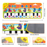 Kids Musical Piano Mat – Interactive Dance Floor Keyboard Toy for Toddlers (Learning & Play Music Mat)
