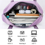 Expandable Travel Bag with Wheels – Large Capacity Waterproof Carry-On Duffel (Detachable Universal Wheels)