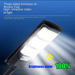 60W Solar LED Outdoor Light – Motion Sensor Waterproof Security Wall Lamp with Remote Control