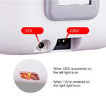 Electric Lunch Box for Car & Home – 2-in-1 Food Heater (12V/24V/220V) Portable Stainless Steel Lunch Box Set