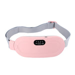 Electric Period Pain Relief Belt with Heat & Vibration – Rechargeable Menstrual Cramp Massager