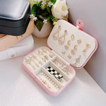 Portable Jewelry Storage Box – HighEnd, Exquisite Design, Large Capacity Travel Jewelry Organizer Bag