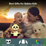 Cute Panda Silicone Night Light – Rechargeable Touch Sensor LED Bedside Lamp for Kids & Nursery