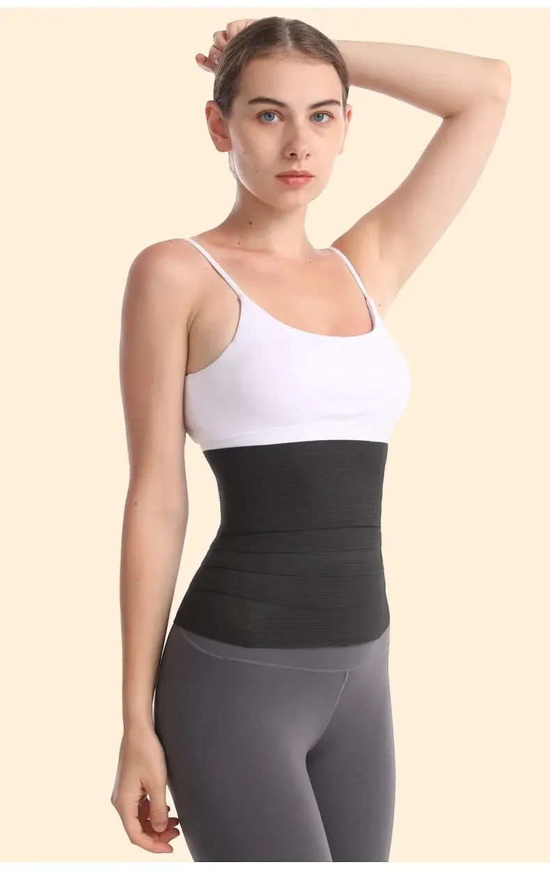 Women’s Waist Trainer Bandage Wrap – Tummy Control Slimming Belt for Workout & Postpartum Support