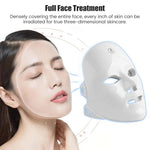Rechargeable 7-Color LED Facial Mask – Photon Light Therapy Skin Rejuvenation & Face Lifting Beauty Device