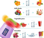 Portable USB Blender 380ML – Rechargeable Mini Juicer Cup for Shakes, Smoothies & Fresh Fruit Juicing | Travel-Friendly
