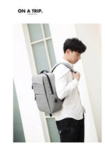 Business Travel Laptop Backpack with USB Charging – Anti-Theft, Waterproof, 15.6" Laptop Compatible